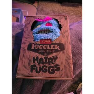 Fuggler 9" Hairy Fuggs Sasquoosh Tuft Blue Stuffed Animal